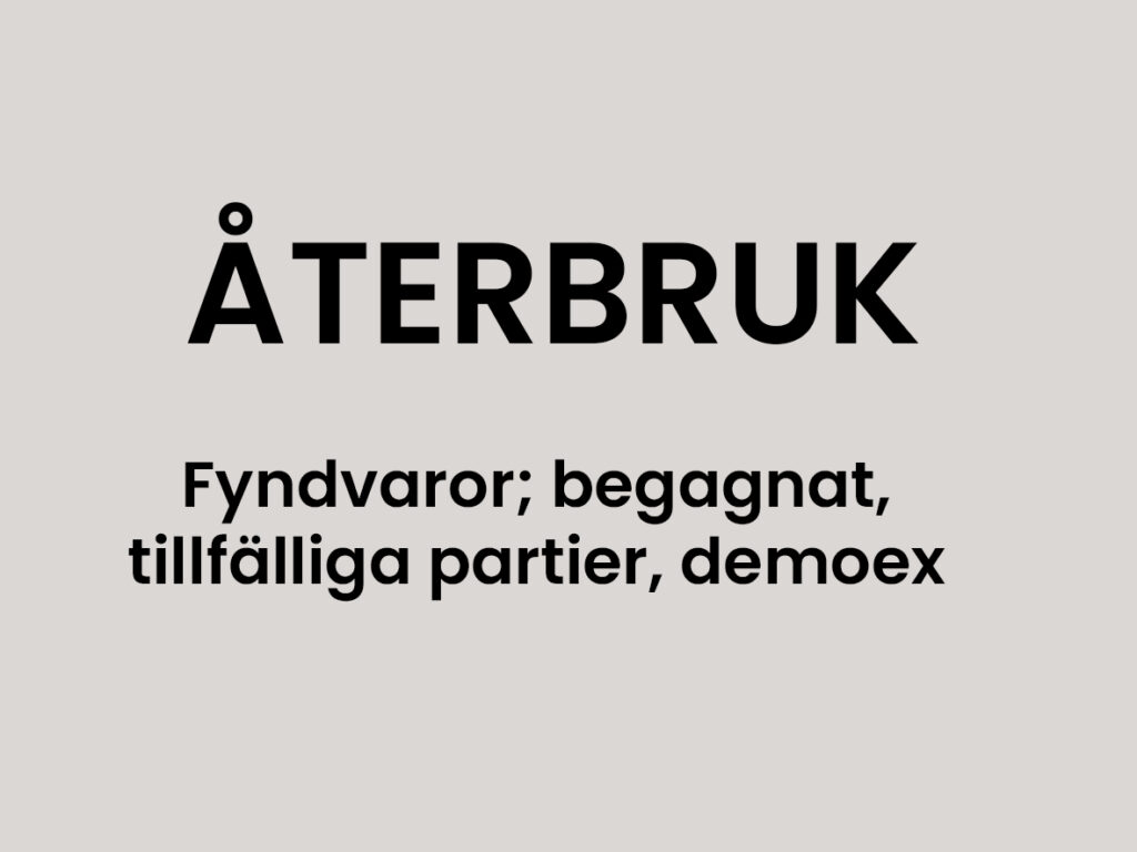 Återbruk