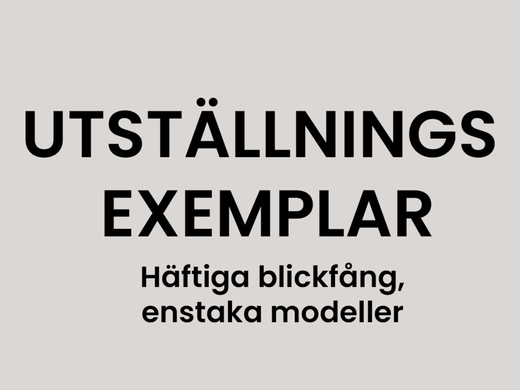 Utställningsexemplar